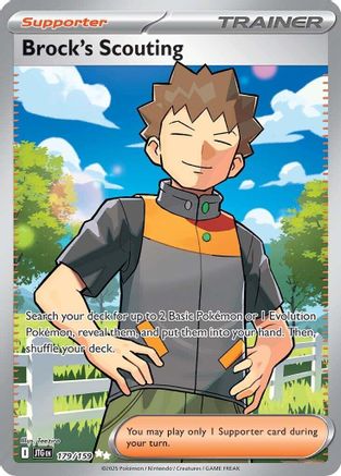 Brock's Scouting (JTG-179) (Holofoil)