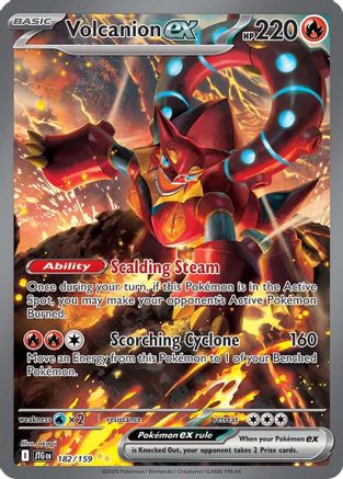 Volcanion ex (JTG-182) (Holofoil)