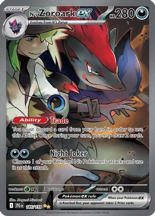 N's Zoroark ex (JTG-185) (Holofoil)
