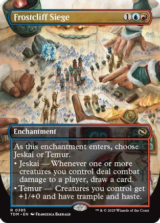Frostcliff Siege (Borderless) (TDM-385) (Foil)