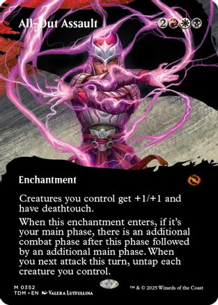 All-Out Assault (Borderless) (TDM-352) (Foil)