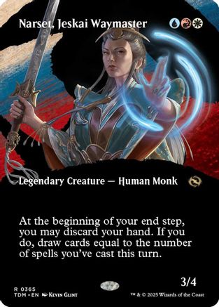 Narset, Jeskai Waymaster (Borderless) (TDM-365)