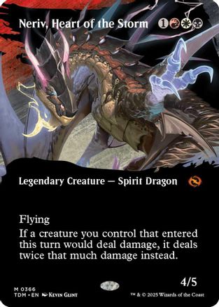Neriv, Heart of the Storm (Borderless) (TDM-366) (Foil)