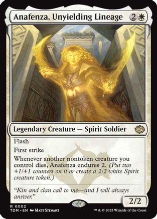 Anafenza, Unyielding Lineage (TDM-002)