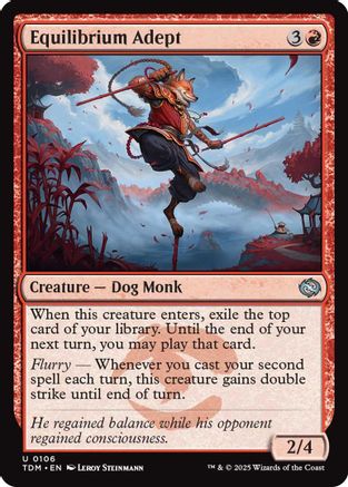Equilibrium Adept (TDM-106) (Foil)