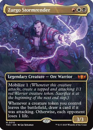 Zurgo Stormrender (Borderless) (TDC-010) (Foil)