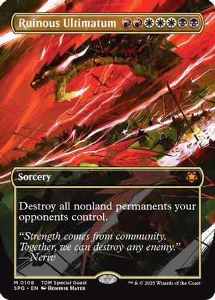 Ruinous Ultimatum (Borderless) (SPG-108)
