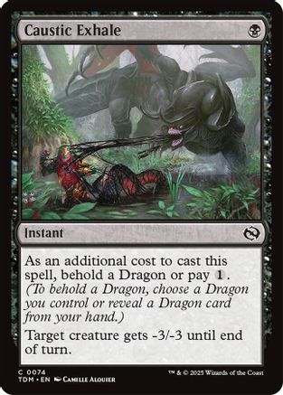 Caustic Exhale (TDM-074) (Foil)