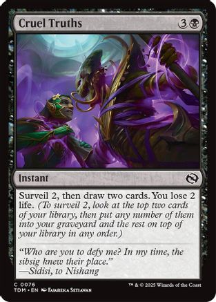Cruel Truths (TDM-076) (Foil)