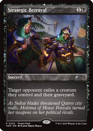 Strategic Betrayal (PPTDM-422) (Foil)