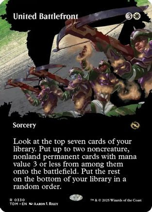 United Battlefront (Borderless) (TDM-330) (Foil)
