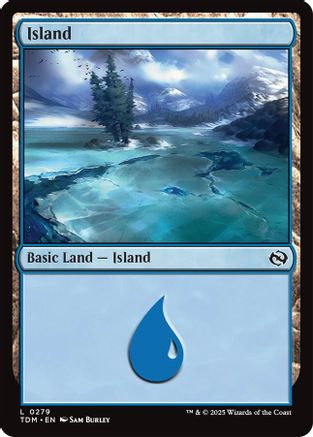 Island (0279) (TDM-279) (Foil)