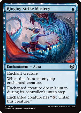 Ringing Strike Mastery (TDM-053) (Foil)