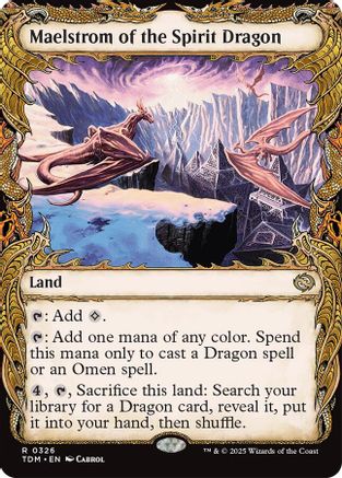 Maelstrom of the Spirit Dragon (Showcase) (TDM-326) (Foil)