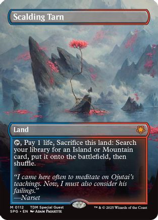 Scalding Tarn (Borderless) (SPG-112)
