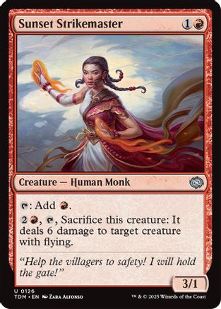 Sunset Strikemaster (TDM-126) (Foil)