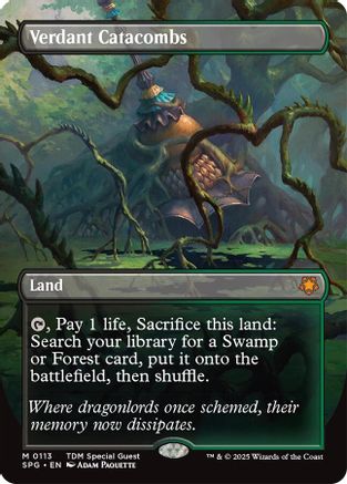 Verdant Catacombs (Borderless) (SPG-113) (Foil)