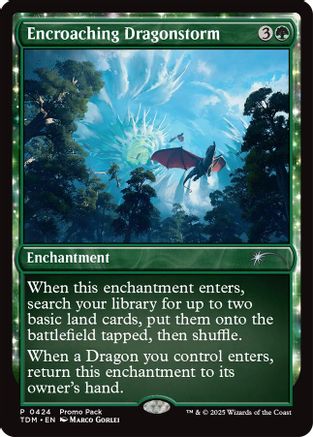 Encroaching Dragonstorm (PPTDM-424) (Foil)