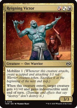 Reigning Victor (TDM-216) (Foil)