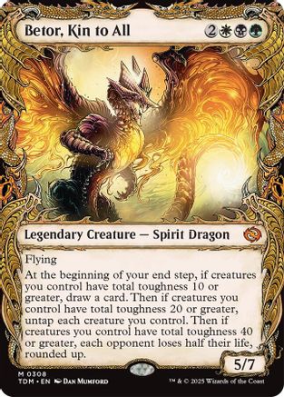 Betor, Kin to All (Showcase) (TDM-308) (Foil)