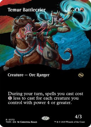 Temur Battlecrier (Borderless) (TDM-372)