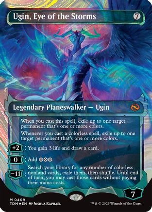 Ugin, Eye of the Storms (Showcase) (Halo Foil) (TDM-409)