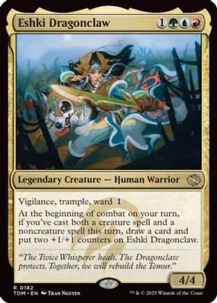 Eshki Dragonclaw (TDM-182) (Foil)