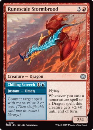 Runescale Stormbrood (TDM-221) (Foil)