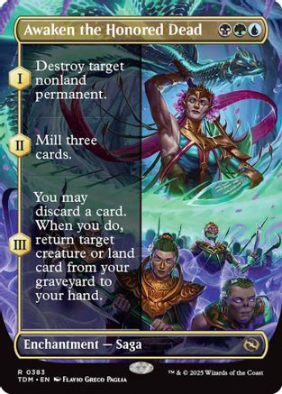 Awaken the Honored Dead (Borderless) (TDM-383) (Foil)