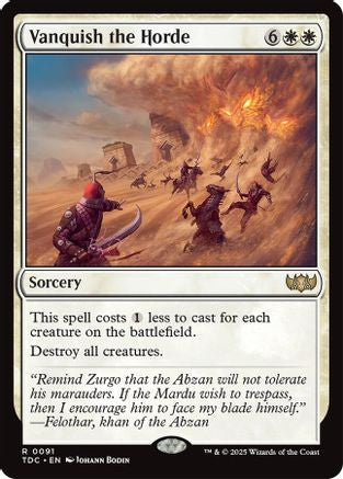 Vanquish the Horde (TDC-091)