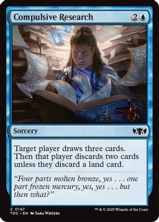Compulsive Research (TDC-147)