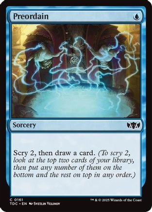 Preordain (TDC-161)