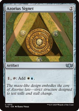 Azorius Signet (TDC-312)