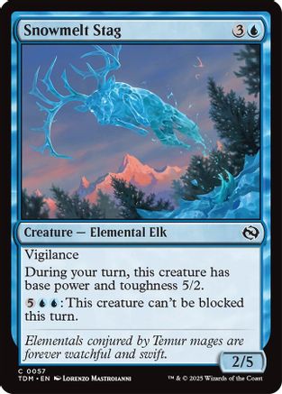 Snowmelt Stag (TDM-057) (Foil)