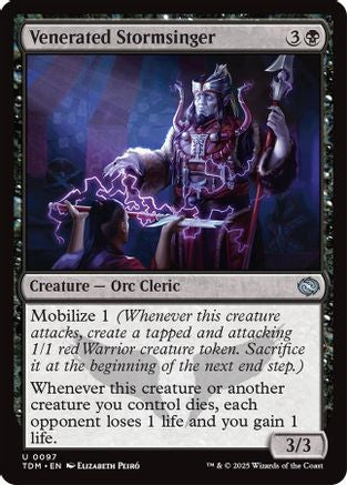 Venerated Stormsinger (TDM-097) (Foil)