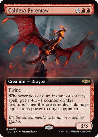 Caldera Pyremaw (Extended Art) (TDC-073)