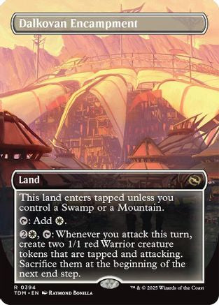 Dalkovan Encampment (Borderless) (TDM-394) (Foil)