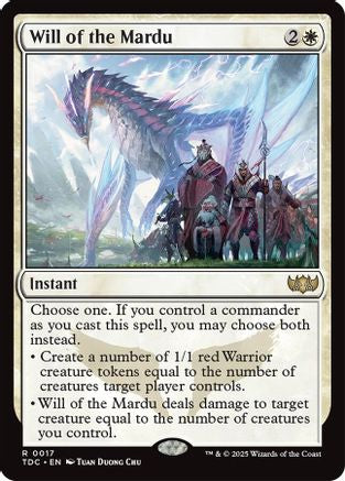 Will of the Mardu (TDC-017)