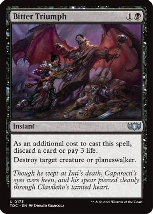 Bitter Triumph (TDC-173)