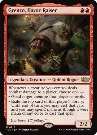 Grenzo, Havoc Raiser (TDC-216)