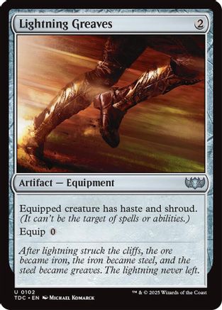 Lightning Greaves (TDC-102)