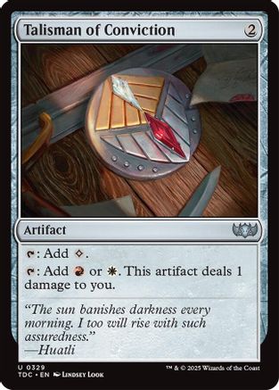 Talisman of Conviction (TDC-329)