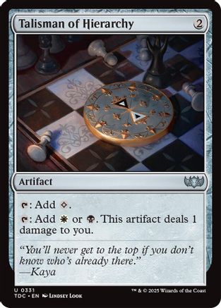 Talisman of Hierarchy (TDC-331)