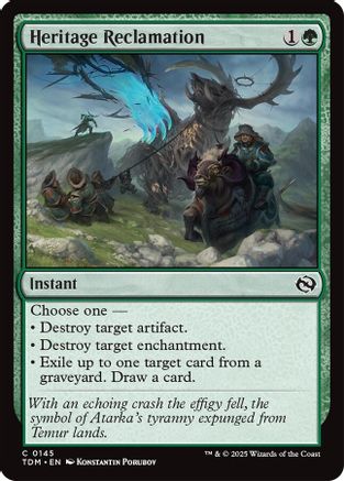 Heritage Reclamation (TDM-145) (Foil)