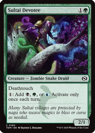 Sultai Devotee (TDM-160) (Foil)