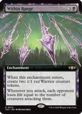 Within Range (Extended Art) (TDC-072)