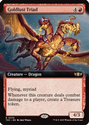 Goldlust Triad (Extended Art) (TDC-074)