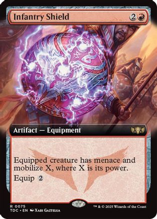 Infantry Shield (Extended Art) (TDC-075)
