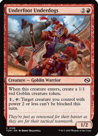 Underfoot Underdogs (TDM-129) (Foil)