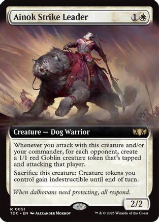 Ainok Strike Leader (Extended Art) (TDC-051)